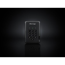 iStorage diskAshur Pro 2 - Festplatte - verschlüsselt - 1TB - extern (tragbar) - USB 3,1 - FIPS 197 - FIPS 140-2 Level 3, 256-b