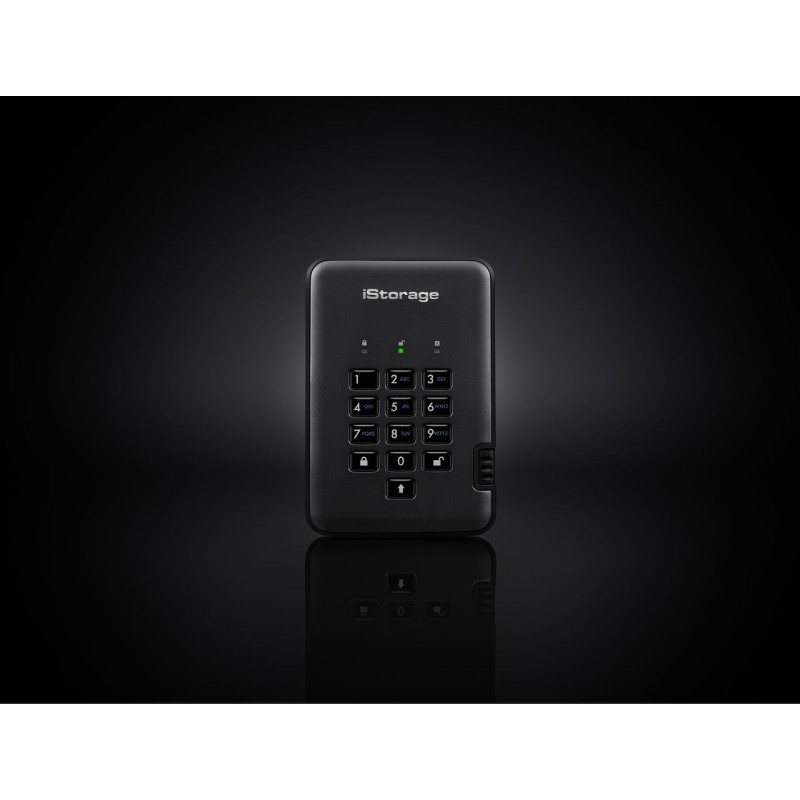 iStorage diskAshur Pro 2 - Festplatte - verschlüsselt - 1TB - extern (tragbar) - USB 3,1 - FIPS 197 - FIPS 140-2 Level 3, 256-b