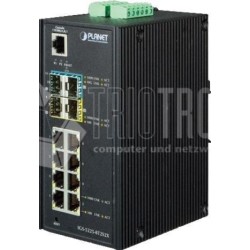 PLANET IGS-5225-8T2S2X - Switch - L3 - managed - 8 x 10/100/1000 + 2 x Gigabit SFP + 2 x 10 Gigabit SFP+ - an DIN-Schiene monti