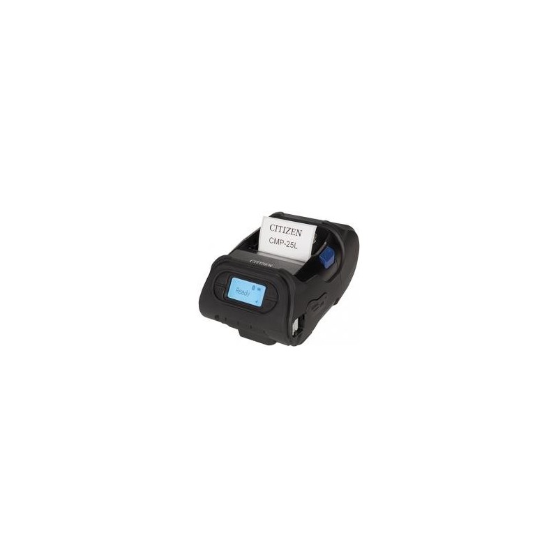 Citizen CMP-25L, USB, RS232, BT, 8 Punkte/mm (203dpi), Display, ZPL, CPCL Mobildrucker, Thermodirekt, 8 Punkte/mm (203dpi), Med