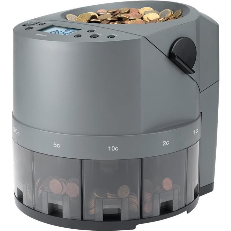 Safescan 1450 - Münzenzähler / Sortierer - EUR - Grau (112-0599)
