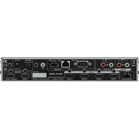 Roland VP-42H - WUXGA - NTSC,PAL - 800 x 600,1024 x 768,1280 x 1024,1280 x 720,1280 x 800,1366 x 768,1400 x 1050,1600 x 1200,19