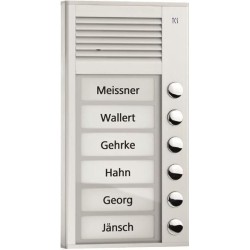 AP-Tuerstation PAK06-EN Audio 6 Tasten 1-r. AP silber (PAK06-EN)