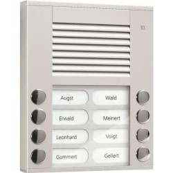 Audio Außenstation PES08-EN/04 8Tasten 2reihig AP silber (PES08-EN/04)