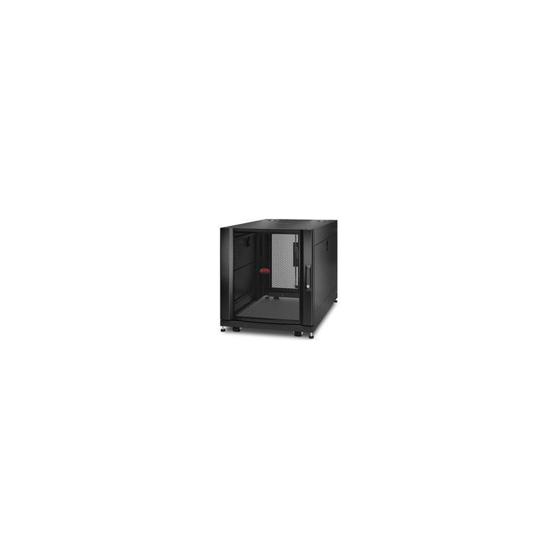 APC NetShelter SX 12U Server 600mm Wide x 1070mm Deep Enclosure with Side Panels and Key(s) (AR3103)