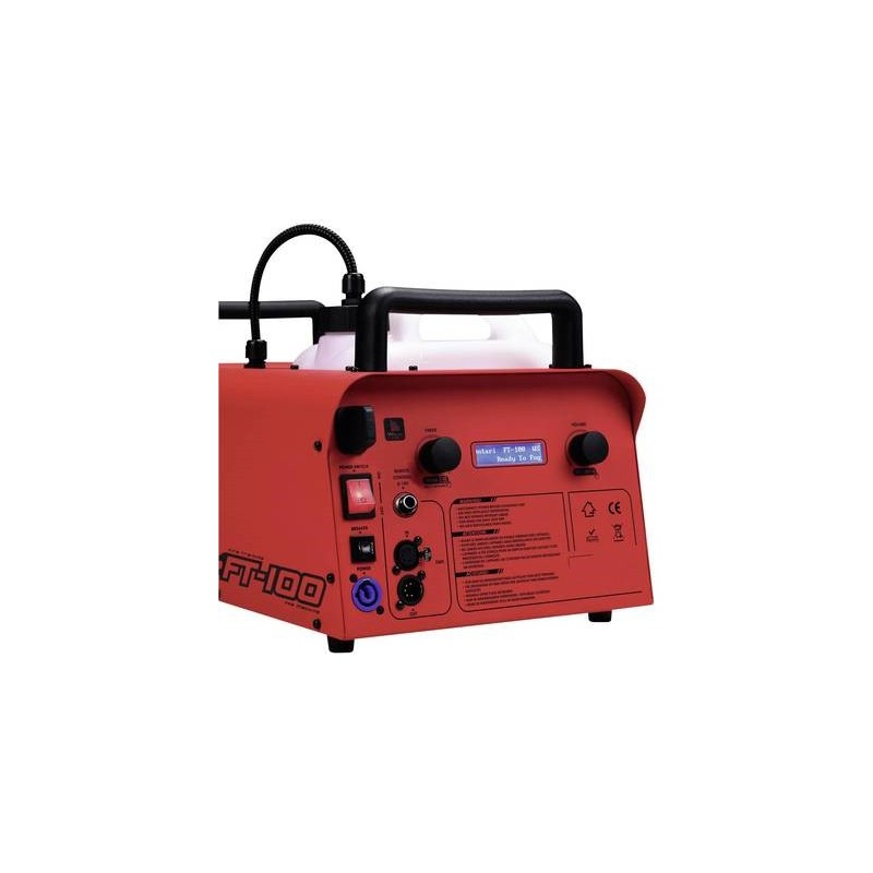 Antari FT-100 Fire Training Nebelmaschine - 1500W, Rot, 6L Tank für Feuerwehrübungen (51702602)