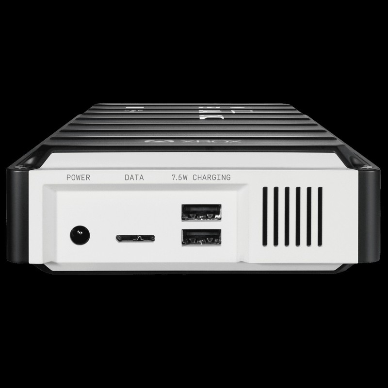 WD WD_BLACK D10 Game Drive for Xbox One WDBA5E0120HBK - Festplatte - 12TB - extern (tragbar) - USB 3,2 Gen 1 - 7200 U/min - Sch