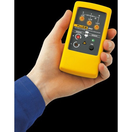 Fluke Drehrichtungstester für Drehstromnetze und Motoren - 400 V - Schwarz - Gelb - 120 - 400 V - 2 - 400 Hz - IP40 - 0 - 40 C