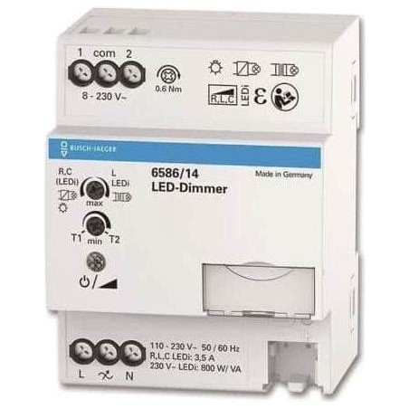 BUSCH 6586/14 LED-Dimmer, REG, 800 VA (2CKA006590A0192)