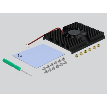 DeLOCK PCI Express x8/x16 Card 4 x internal NVMe M.2 Key M - Speicher-Controller - M.2 - M.2 Card - PCIe 3.0 x16 (90409)