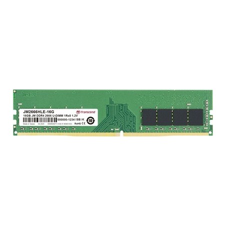 Transcend JetRam JM2666HLE-16G Speichermodul 16 GB 1 x 8 GB DDR4 2666 MHz (JM2666HLE-16G)