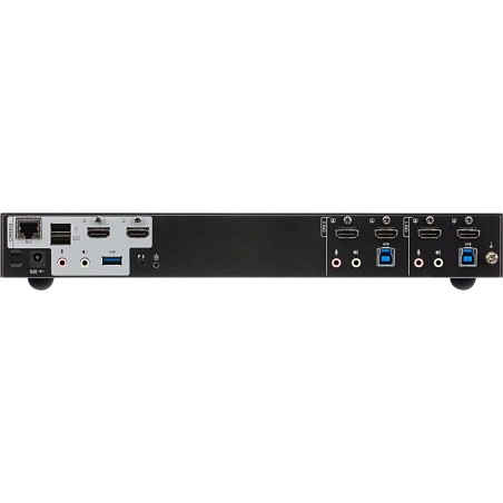 ATEN CS1842 2-Port USB3.0 4K HDMI Dual Display KVMP Switch - KVM-/Audio-/USB-Switch - 2 x KVM/Audio/USB - 1 lokaler Benutzer -