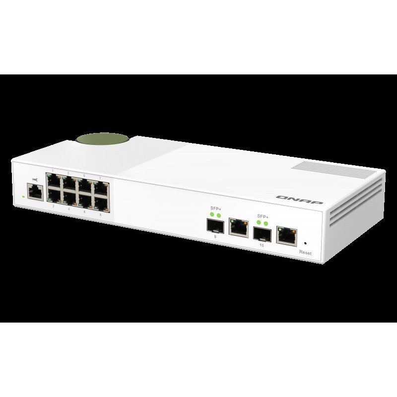 QNAP QSW-M2108-2C - Switch - managed - 2 x 10 Gigabit SFP+ + 8 x 2.5GBase-T - Desktop