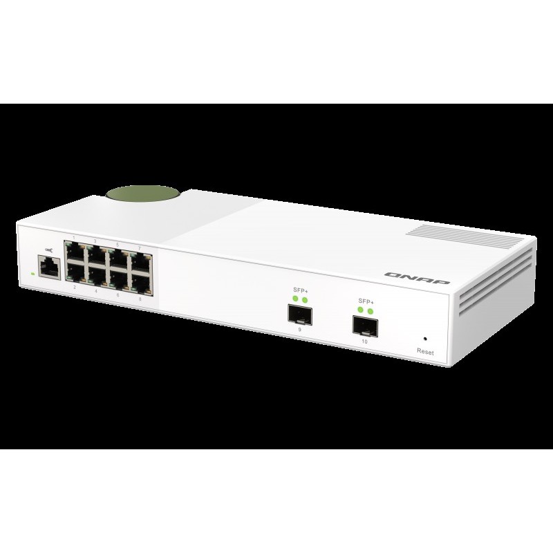 QNAP QSW-M2108-2S - Switch - managed - 2 x 10 Gigabit SFP+ + 8 x 2.5GBase-T - Desktop