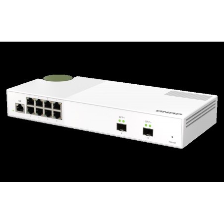 QNAP QSW-M2108-2S - Switch - managed - 2 x 10 Gigabit SFP+ + 8 x 2.5GBase-T - Desktop