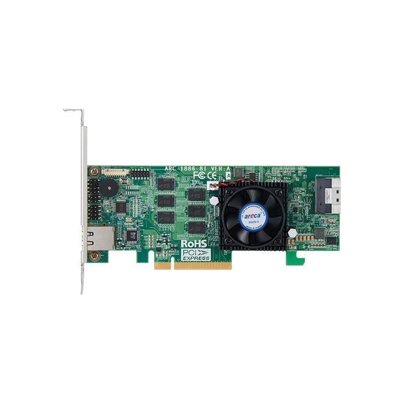 Areca ARC-1886-8I RAID-Controller PCI Express x8 4.0 12 Gbit/s (ARC-1886-8I)