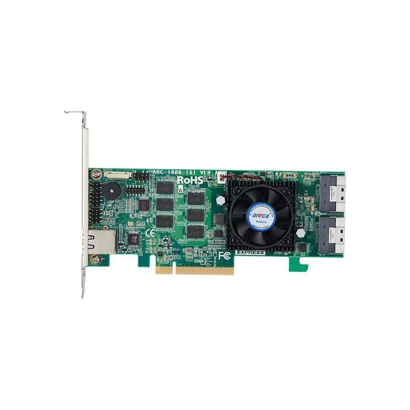 Areca ARC-1886-16I RAID-Controller PCI Express x8 4.0 12 Gbit/s (ARC-1886-16I)