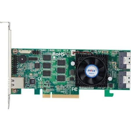 Areca ARC-1886-16I RAID-Controller PCI Express x8 4.0 12 Gbit/s (ARC-1886-16I)