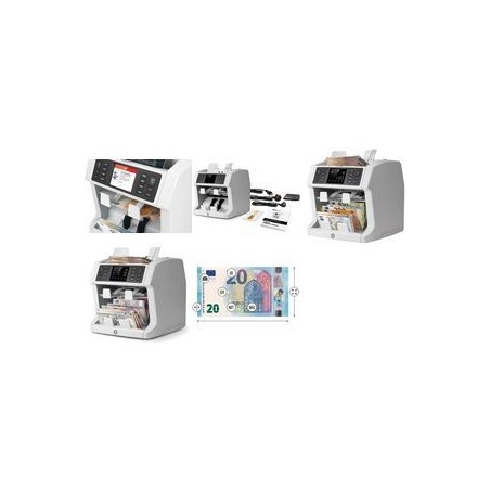 Safescan Geldschein-Zählgerät "Safescan 2985-SX", grau 7-fache Falschgelderkennung für alle Währungen: UV, mag - 1 Stück (112-0