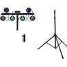 EUROLITE Set LED KLS Laser Bar Next FX-Lichtset + M-4 Boxenhochständer (20000815)