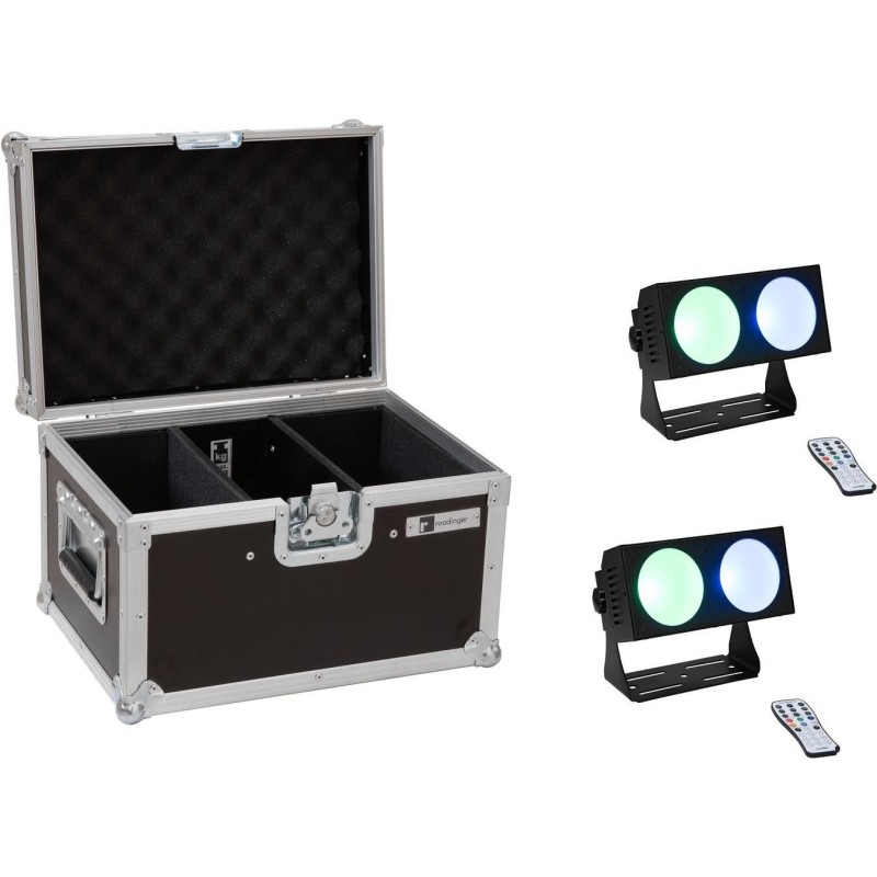 EUROLITE Set 2x LED CBB-2 COB RGB Leiste + Case (20000808)