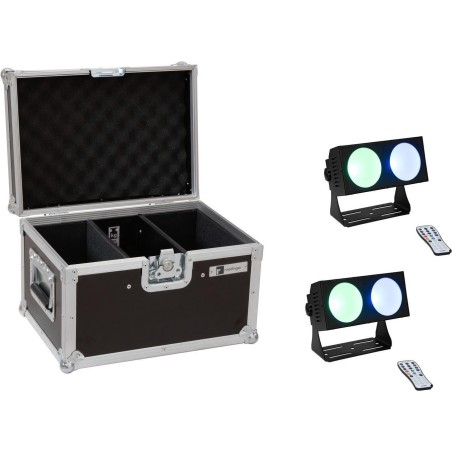 EUROLITE Set 2x LED CBB-2 COB RGB Leiste + Case (20000808)
