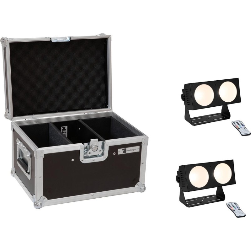 EUROLITE Set 2x LED CBB-2 COB WW Leiste + Case (20000810)