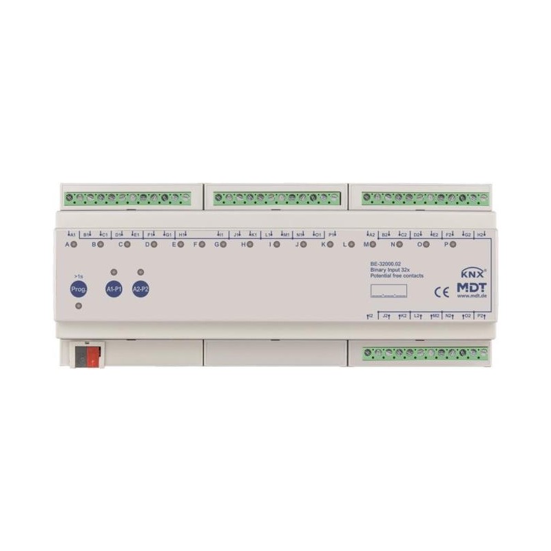 MDT BE-32000.02 Binäreingang 32fach 12TE REG potentialfrei (BE-32000.02)