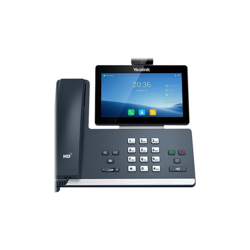 Yealink SIP-T58W Pro with camera - VoIP-Telefon - mit Bluetooth-Schnittstelle mit Rufnummernanzeige - 10 Parteien Anruffunktion