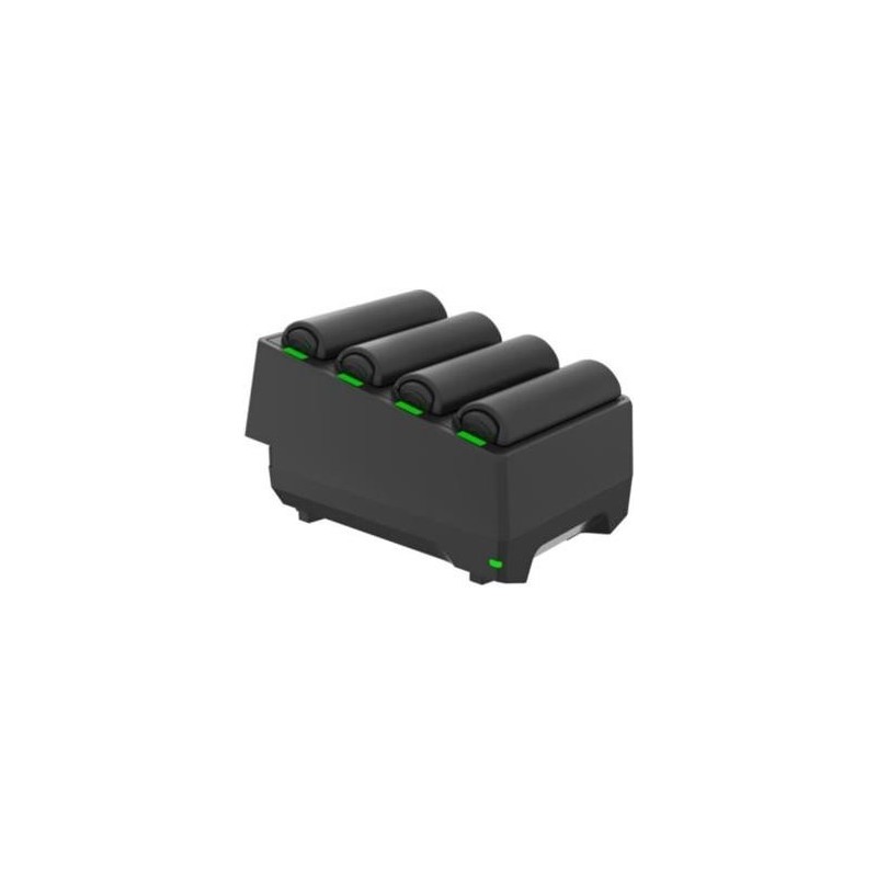 Zebra - Batterieladegerät - Ausgangsanschlüsse: 4 - für Zebra WT5400, WT6400 (SAC-WT5X6-4SC-01)