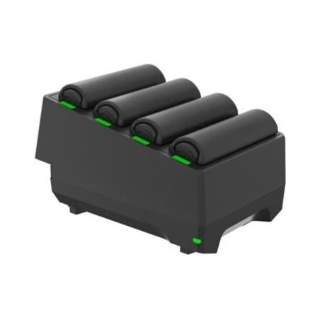Zebra - Batterieladegerät - Ausgangsanschlüsse: 4 - für Zebra WT5400, WT6400 (SAC-WT5X6-4SC-01)