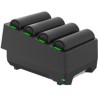 Zebra - Batterieladegerät - Ausgangsanschlüsse: 4 - für Zebra WT5400, WT6400 (SAC-WT5X6-4SC-01)