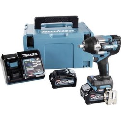 Makita TW007GM201 - Schlagschrauber - schnurlos - 4 Geschwindigkeiten - 1/2" -Vierkantantrieb - 1100 N m - 2 Akkus, Ladegerät e
