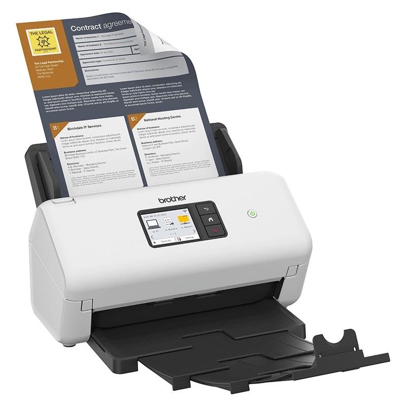 Brother ADS-4500W Dokumentenscanner Duplex 600 dpi 35 ppm WiFi LAN A4 (ADS4500WRE1)