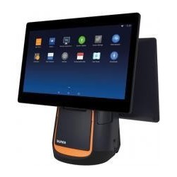 Sunmi T2s, 39,6cm (15.6"), Android, schwarz, orange Kassensystem, Retail, Touchscreen, kapazitiv, 39,6cm (15.6"), Auflösung: 19