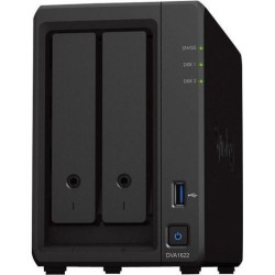Synology Deep Learning NVR DVA1622 - 16-Kanal NVR mit Intel Celeron J4125, 6 GB RAM und KI-Analyse