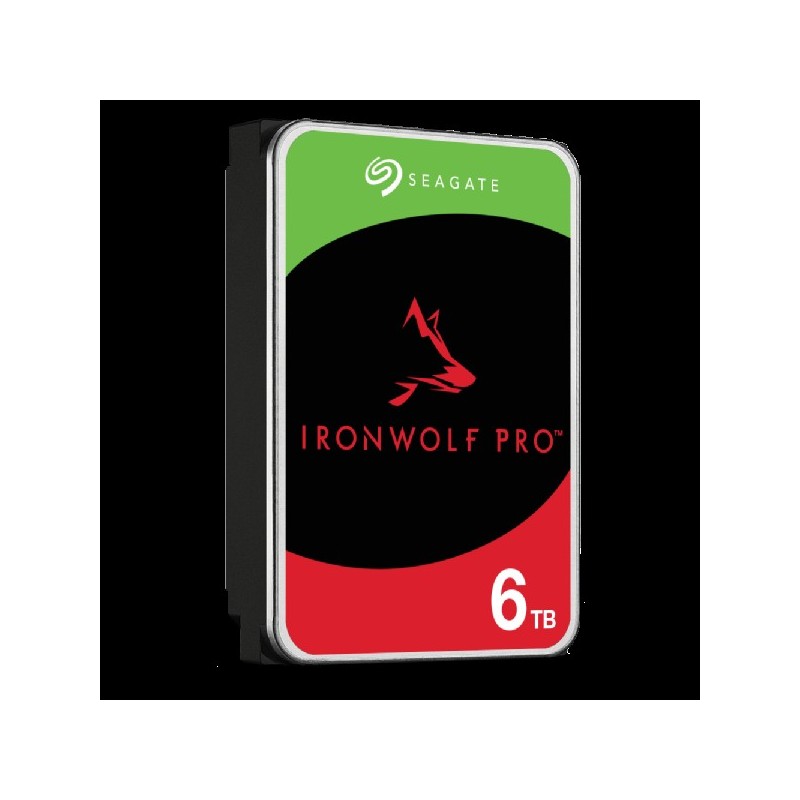 Seagate IronWolf Pro ST6000NT001 - Festplatte - 6TB - intern - 3.5" (8,9 cm) - SATA 6Gb/s - 7200 U/min - Puffer: 256MB - mit 3
