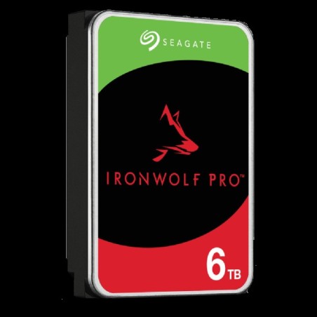 Seagate IronWolf Pro ST6000NT001 - Festplatte - 6TB - intern - 3.5" (8,9 cm) - SATA 6Gb/s - 7200 U/min - Puffer: 256MB - mit 3