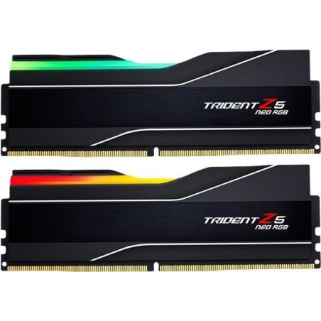 G.Skill Trident Z5 Neo RGB - DDR5 - Kit - 32GB: 2 x 16GB - DIMM 288-PIN - 3000 MHz / PC5-48000 - CL30 - non-ECC - mattschwarz (