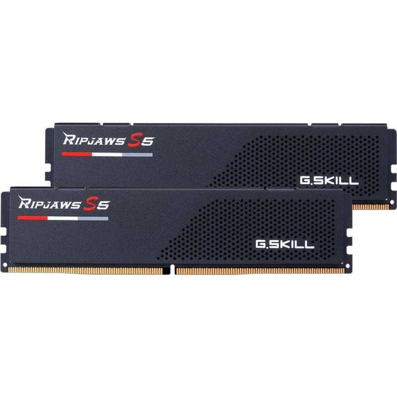 G.Skill Ripjaws S5 - DDR5 - Kit - 32GB: 2 x 16GB - DIMM 288-PIN Low Profile - 6000 MHz / PC5-48000 - CL36 - non-ECC - mattschwa