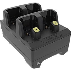 Zebra 4-Slot Ring Scanner Cradle - Handgerät-/Barcodescanner-Ladeschale - Ausgangsanschlüsse: 4 (CRD-RS61-4SCHG-01)