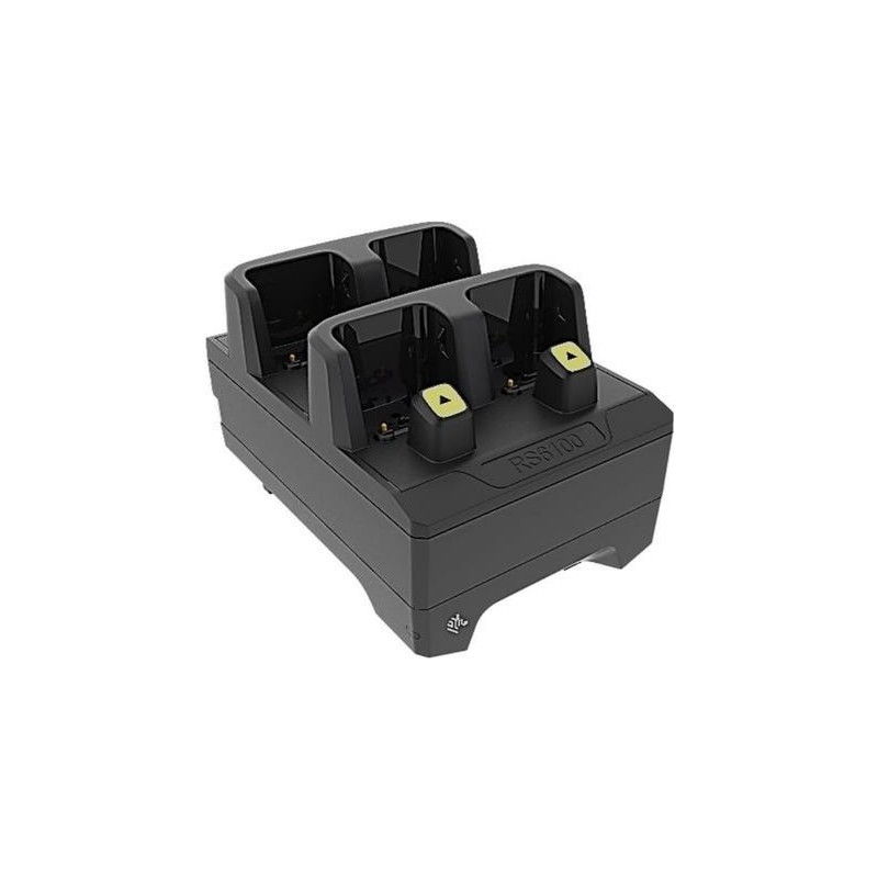 Zebra 4-Slot Ring Scanner Cradle - Handgerät-/Barcodescanner-Ladeschale - Ausgangsanschlüsse: 4 (CRD-RS61-4SCHG-01)
