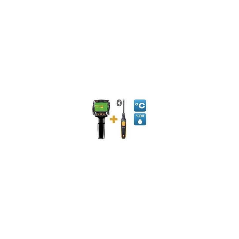 testo 872s Baudiagnose-Set Wärmebildkamera -30 bis +650 C 240 x 180 Pixel 9 Hz (0560 8726)