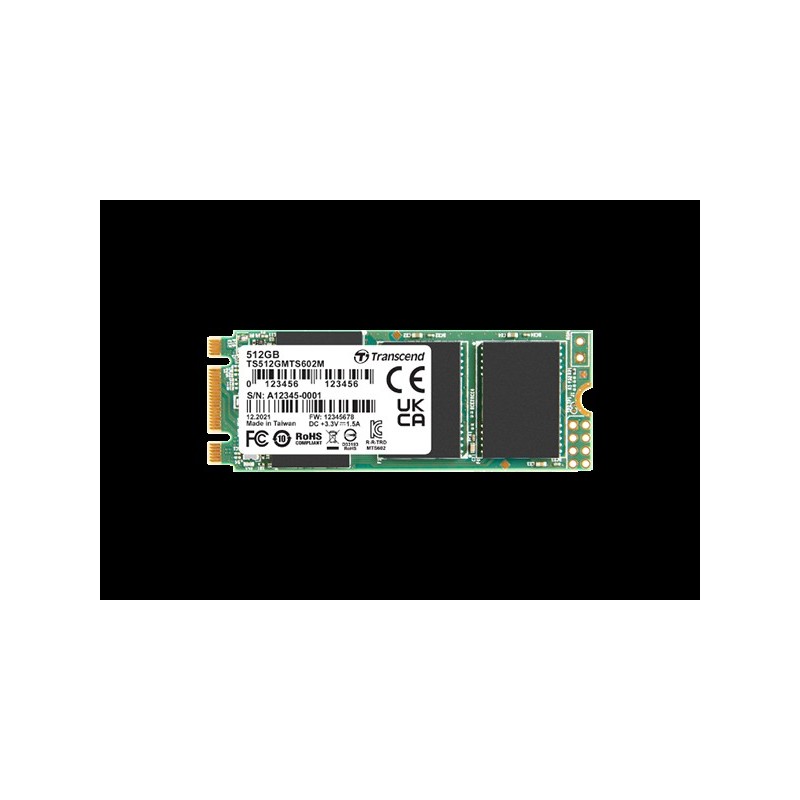 Transcend MTS602M M.2 512 GB Serial ATA III MLC NAND (TS512GMTS602M)
