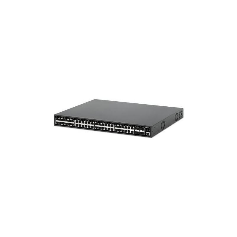 Intellinet - Switch - L2+ - managed - 48 x 10/100/1000 (PoE+) + 6 x 10 Gigabit SFP+ (Uplink) - an Rack montierbar - PoE+ (450 W