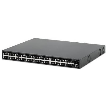 Intellinet - Switch - L2+ - managed - 48 x 10/100/1000 (PoE+) + 6 x 10 Gigabit SFP+ (Uplink) - an Rack montierbar - PoE+ (450 W