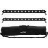 EUROLITE Set 2x LED BAR-12 QCL RGBW + Soft-Bag (20000406)
