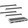 EUROLITE Set 4x LED BAR-12 QCL RGBW Leiste + Case (20000461)