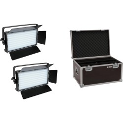 EUROLITE Set 2x LED PLL-480 CW/WW Panel + Case (20000676)