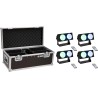 EUROLITE Set 4x LED CBB-2 COB RGB Leiste + Case (20000809)